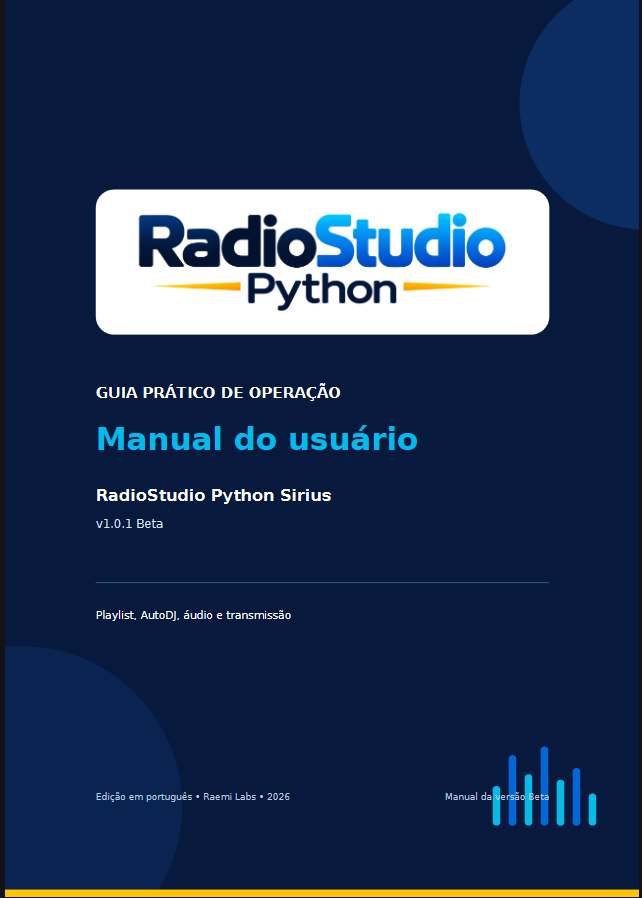 Capa do manual do usuário